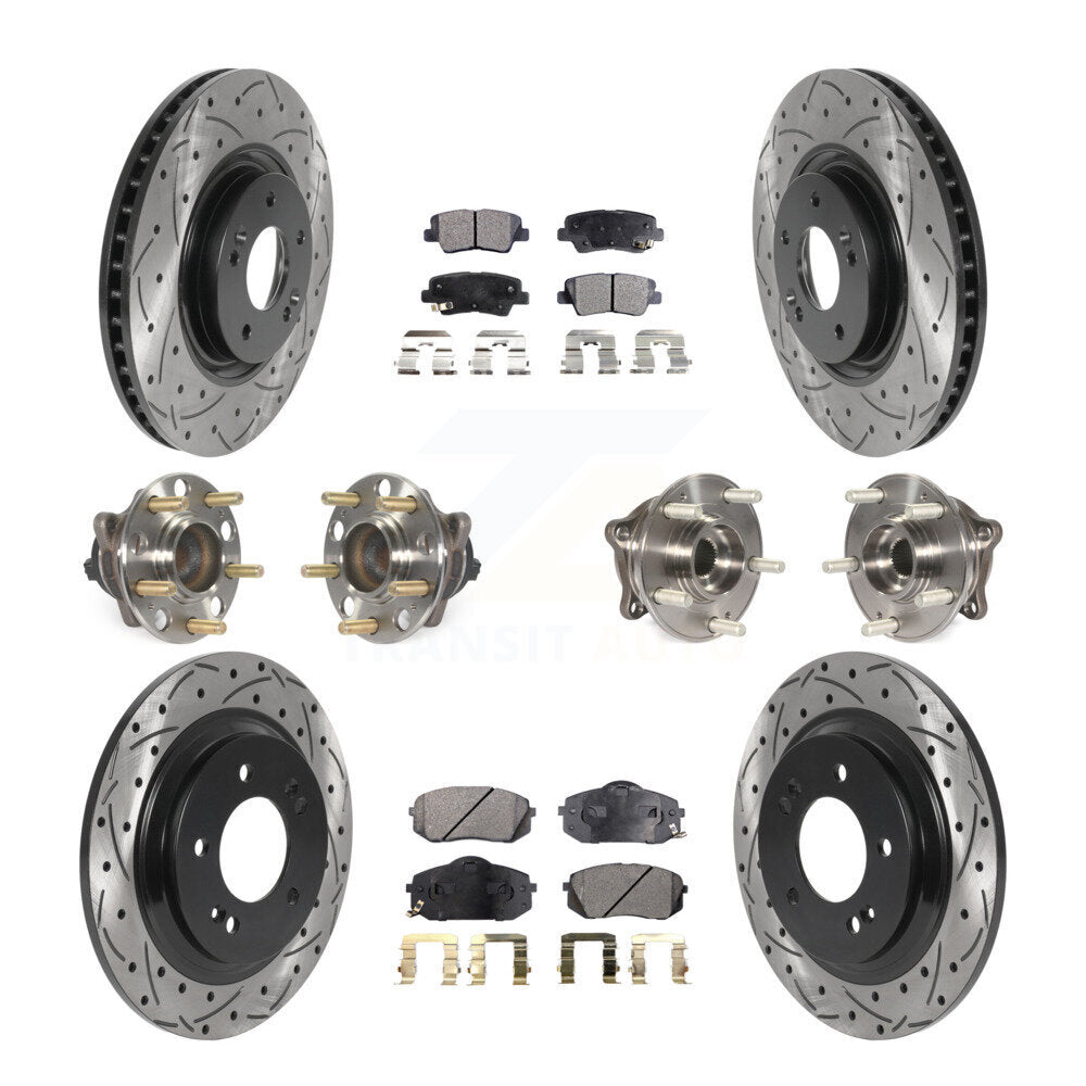 Transit Auto KBB-115969 Wheel Bearing and Hub Assembly for 2015 Hyundai Sonata - Front and Rear product image