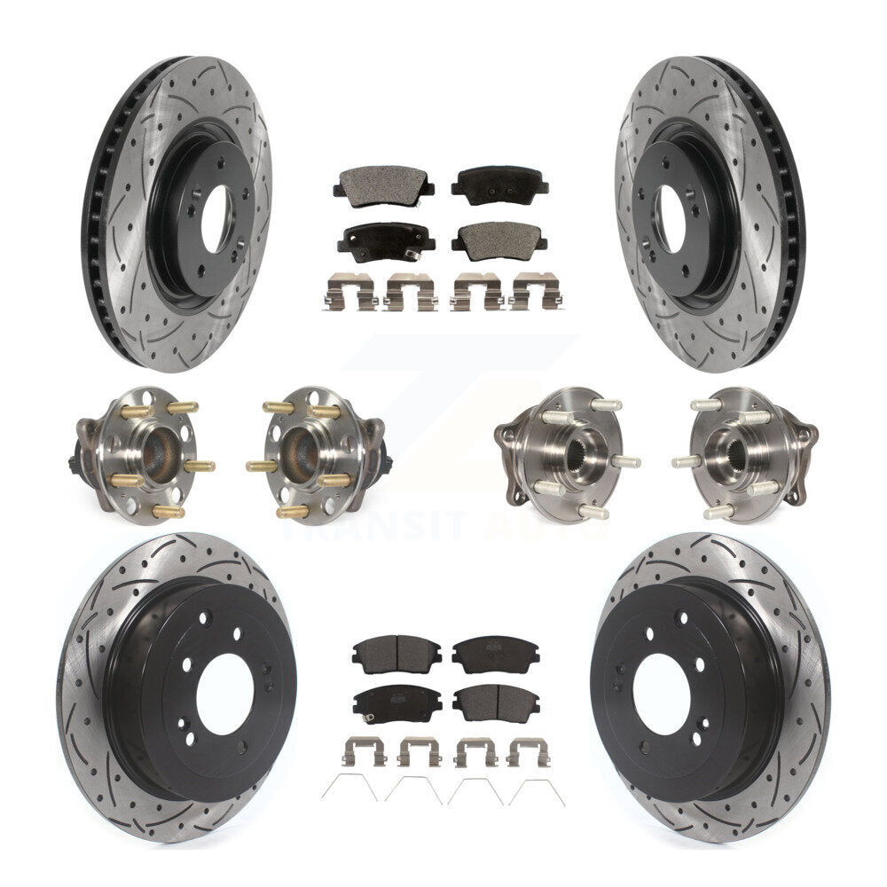 Transit Auto KBB-115970 Wheel Bearing and Hub Assembly for 2017-2022 Kia Sportage - Front and Rear product image