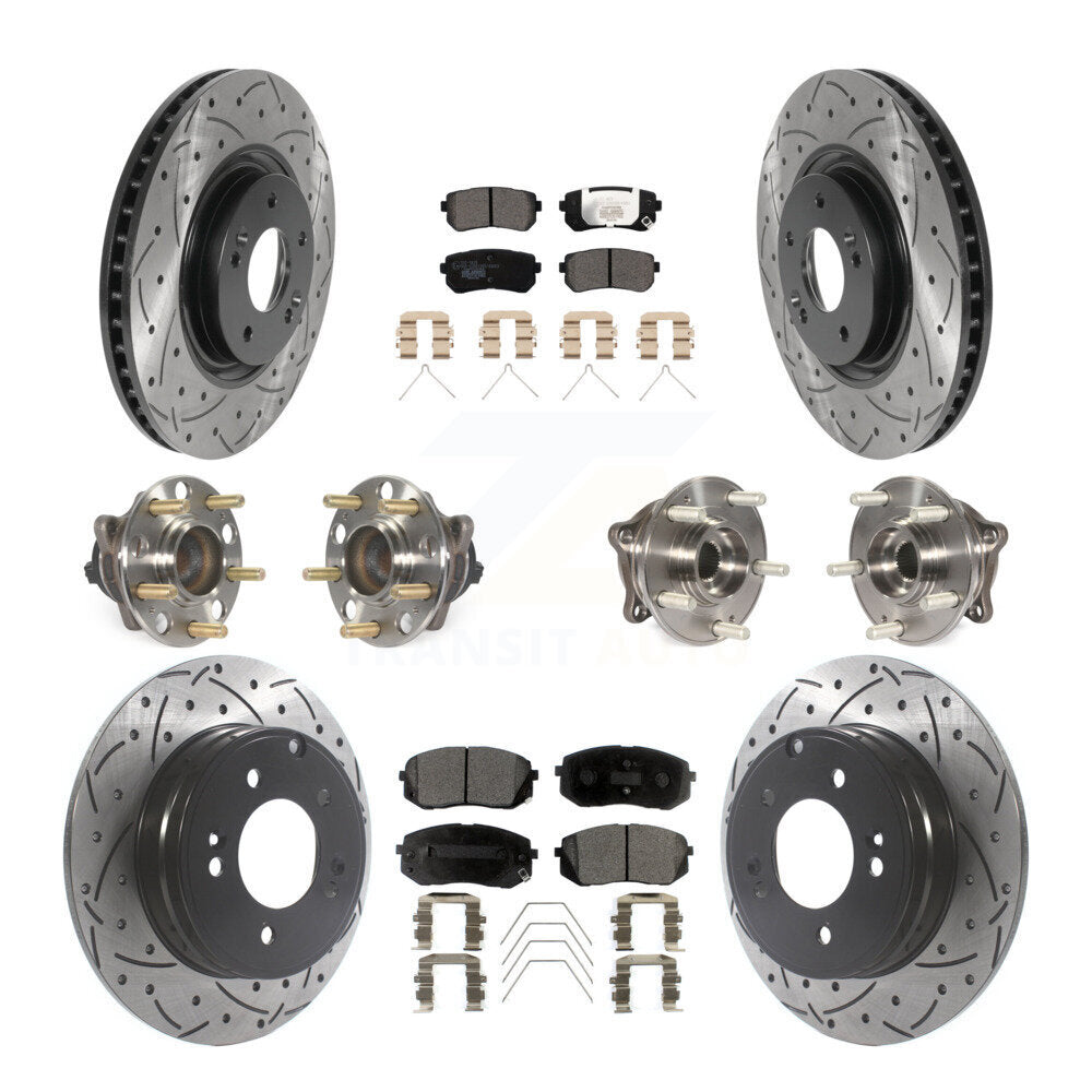 Transit Auto KBB-115971 Wheel Bearing and Hub Assembly for 2016-2019 Kia Optima - Front and Rear product image