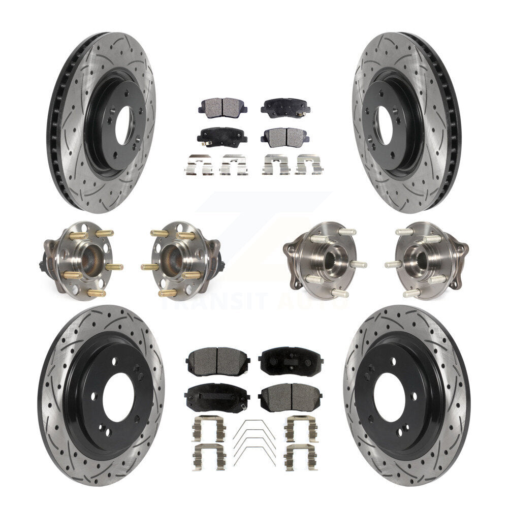 Transit Auto KBB-115972 Wheel Bearing and Hub Assembly for 2016 Hyundai Sonata - Front and Rear product image