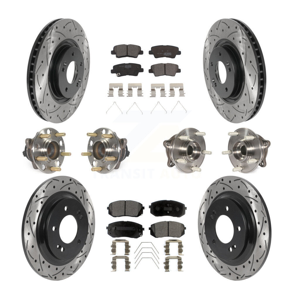 Transit Auto KBB-115973 Wheel Bearing and Hub Assembly for 2016-2019 Kia Optima - Front and Rear product image