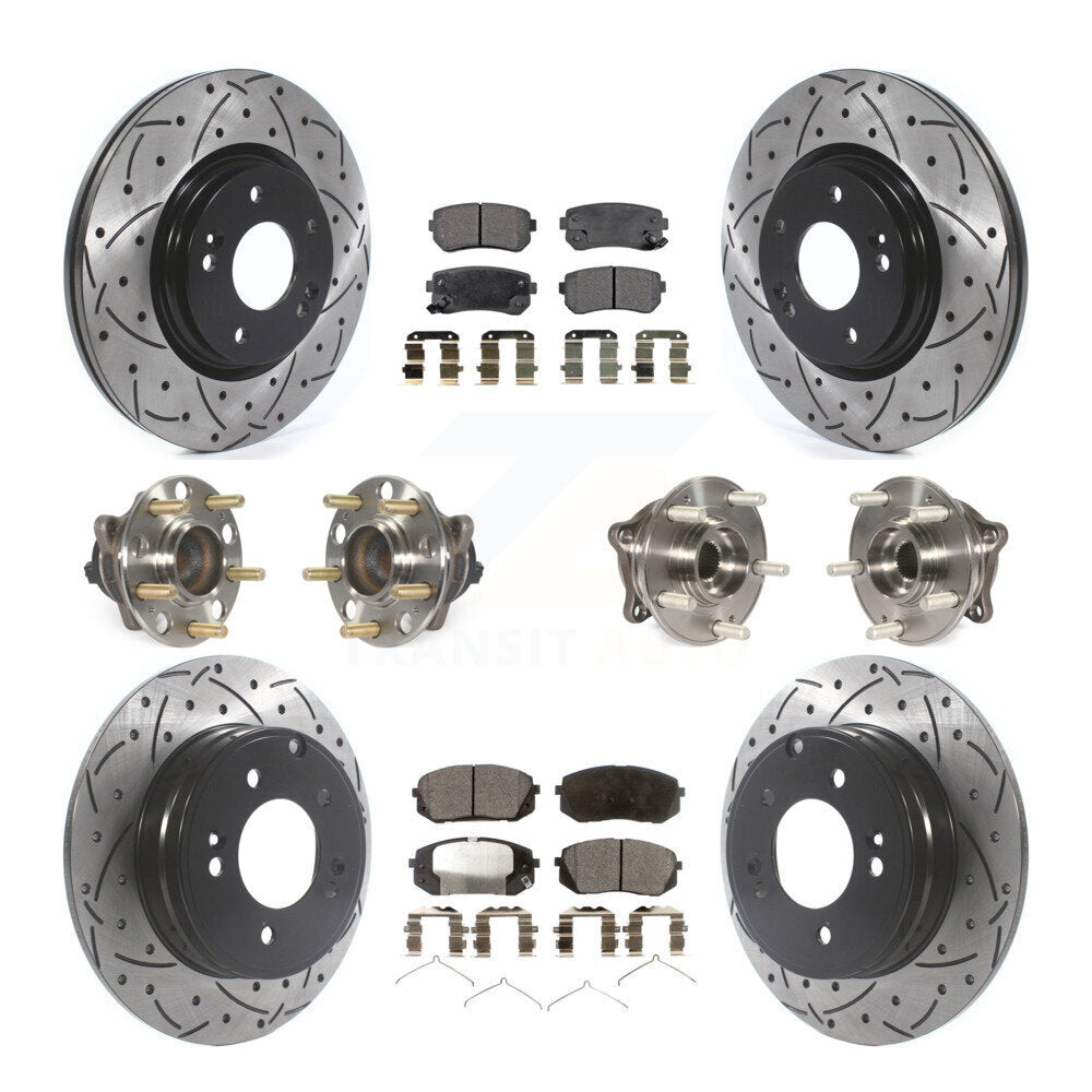 Transit Auto KBB-115975 Wheel Bearing and Hub Assembly for 2015-2016 Hyundai Sonata - Front and Rear product image