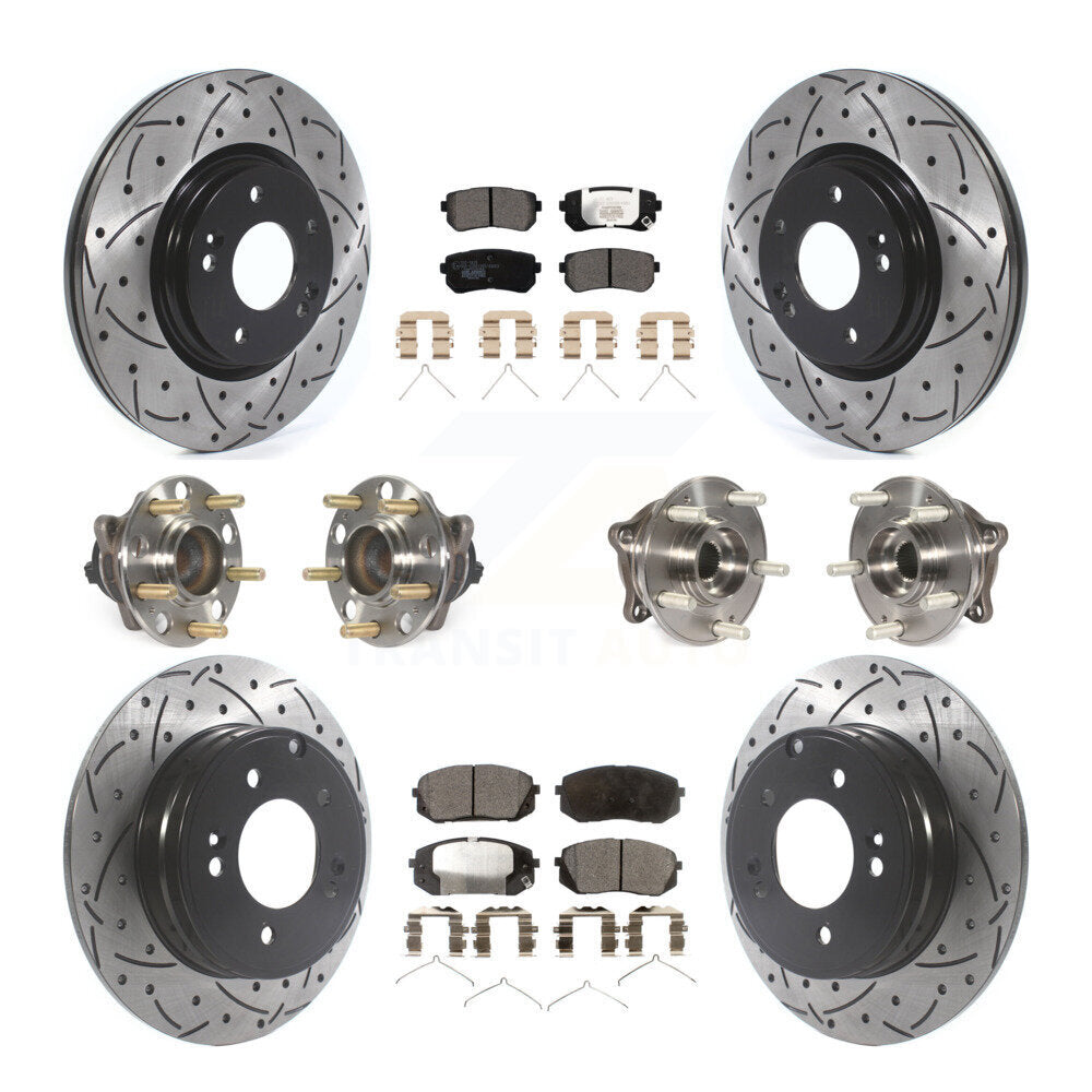 Transit Auto KBB-115976 Wheel Bearing and Hub Assembly for 2016-2019 Kia Optima - Front and Rear product image