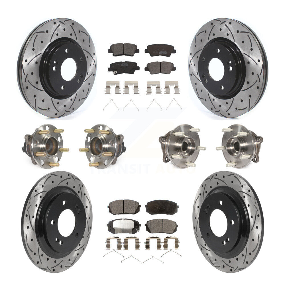 Transit Auto KBB-115977 Wheel Bearing and Hub Assembly for 2017-2019 Kia Optima - Front and Rear product image