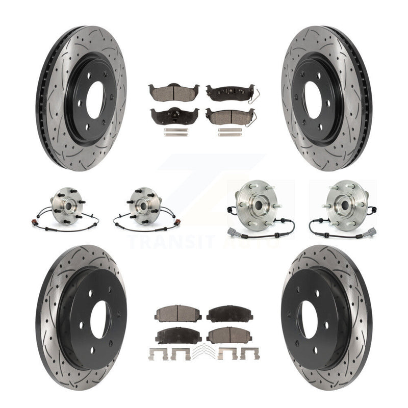 Transit Auto KBB-115996 Wheel Bearing and Hub Assembly for 2008-2012 Nissan Armada, INFINITI QX56 - Front and Rear product image