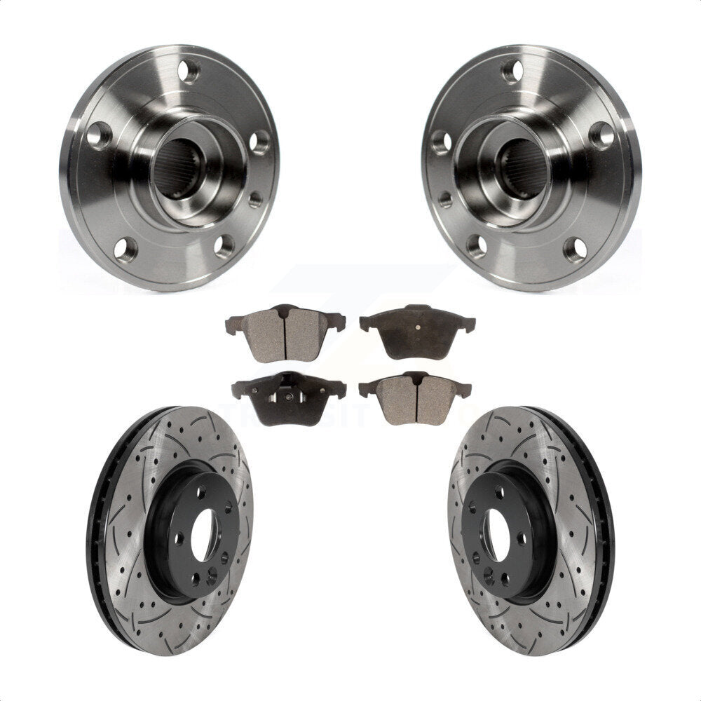 Transit Auto KBB-116024 Wheel Bearing and Hub Assembly for 2008 Volvo V70 - Front product image