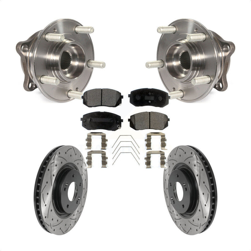 Transit Auto KBB-116034 Wheel Bearing and Hub Assembly for 2016-2020 Kia Optima, Hyundai Sonata - Front product image