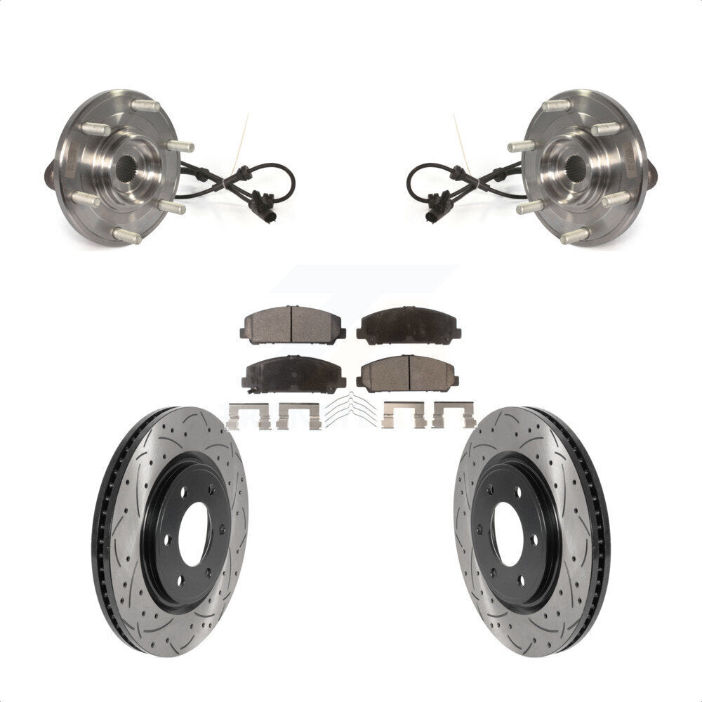 Transit Auto KBB-116041 Wheel Bearing and Hub Assembly for 2012-2015 Nissan Armada, Nissan TITAN - Front product image