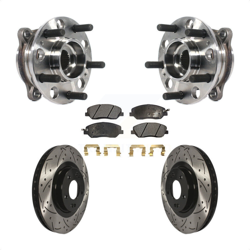 Transit Auto KBB-116043 Wheel Bearing and Hub Assembly for 2015-2016 Hyundai Santa Fe XL, Hyundai Santa Fe - Front product image
