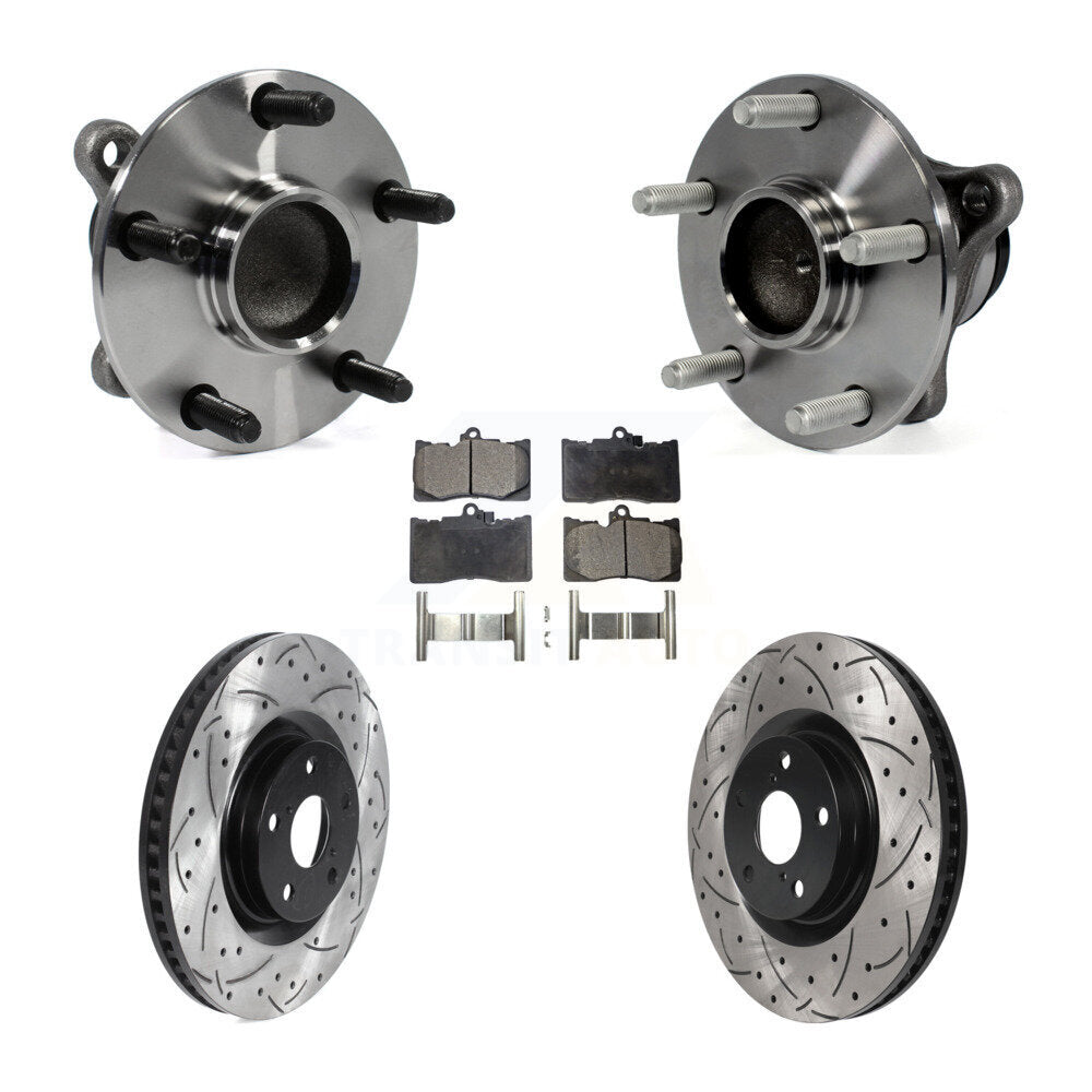 Transit Auto KBB-116050 Wheel Bearing and Hub Assembly for 2009-2015 Lexus IS350, Lexus GS350, Lexus GS450h & more - Front product image