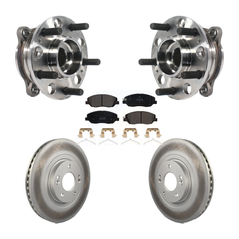 Transit Auto KBB-116081 Wheel Bearing and Hub Assembly for 2017-2019 Hyundai Santa Fe, Hyundai Santa Fe XL - Front product image