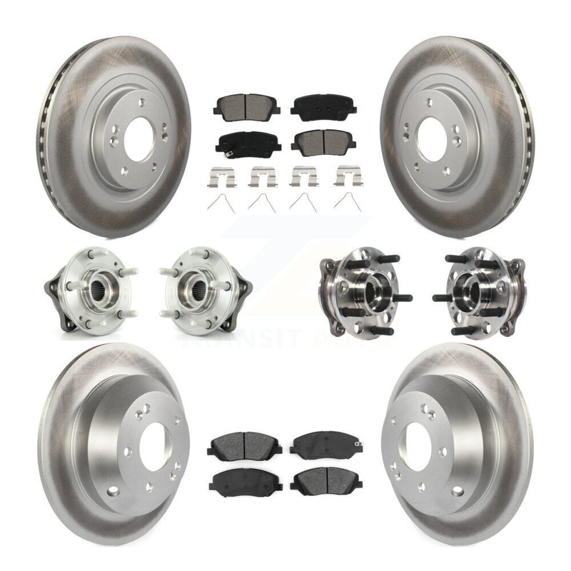Transit Auto KBB-116101 Wheel Bearing and Hub Assembly for 2017-2019 Hyundai Santa Fe, Hyundai Santa Fe XL - Front and Rear product image