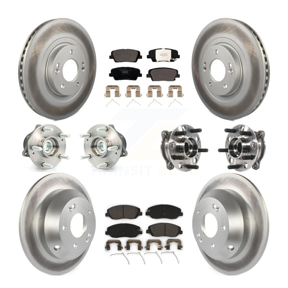 Transit Auto KBB-116121 Wheel Bearing and Hub Assembly for 2017-2019 Hyundai Santa Fe, Hyundai Santa Fe XL - Front and Rear product image