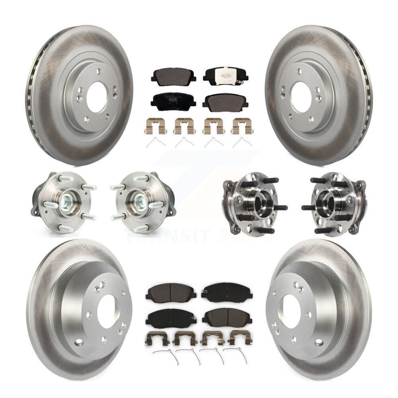 Transit Auto KBB-116121 Wheel Bearing and Hub Assembly for 2017-2019 Hyundai Santa Fe, Hyundai Santa Fe XL - Front and Rear product image