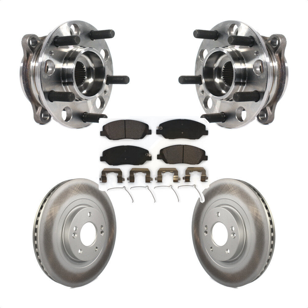 Transit Auto KBB-116142 Wheel Bearing and Hub Assembly for 2017-2019 Hyundai Santa Fe, Hyundai Santa Fe XL - Front product image