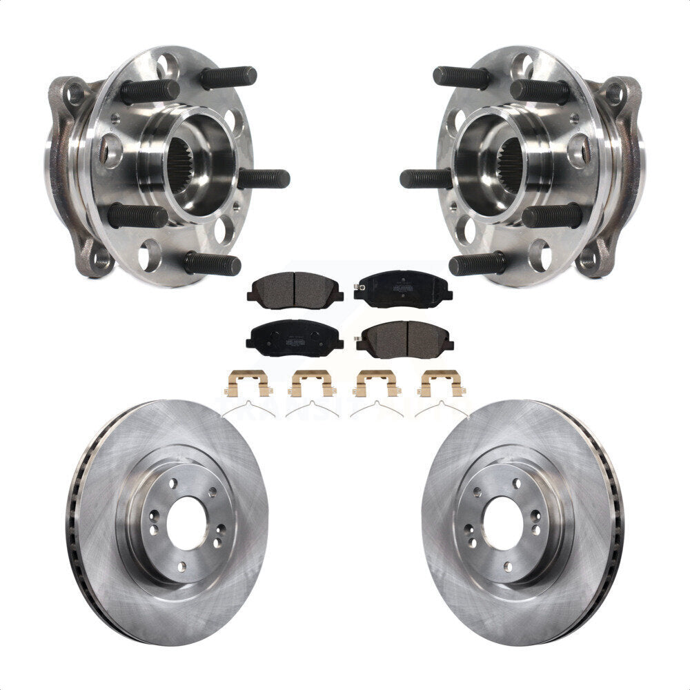 Transit Auto KBB-116154 Wheel Bearing and Hub Assembly for 2017-2019 Hyundai Santa Fe, Hyundai Santa Fe XL - Front product image