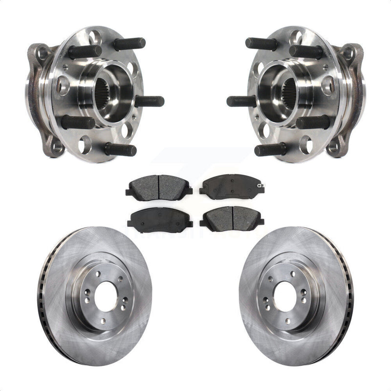 Transit Auto KBB-116162 Wheel Bearing and Hub Assembly for 2017-2019 Hyundai Santa Fe, Hyundai Santa Fe XL - Front product image