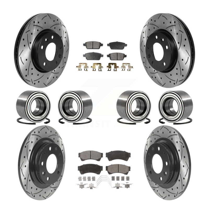 Transit Auto KBB-116180 Wheel Bearing for 2007-2012 Mercury Milan, Ford Fusion, Lincoln MKZ - Front and Rear product image