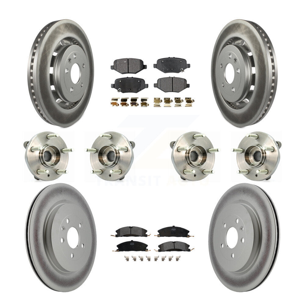 Transit Auto KBB-116371 Wheel Bearing and Hub Assembly for 2012-2019 Ford Taurus, Ford Flex, Lincoln MKS - Front and Rear product image
