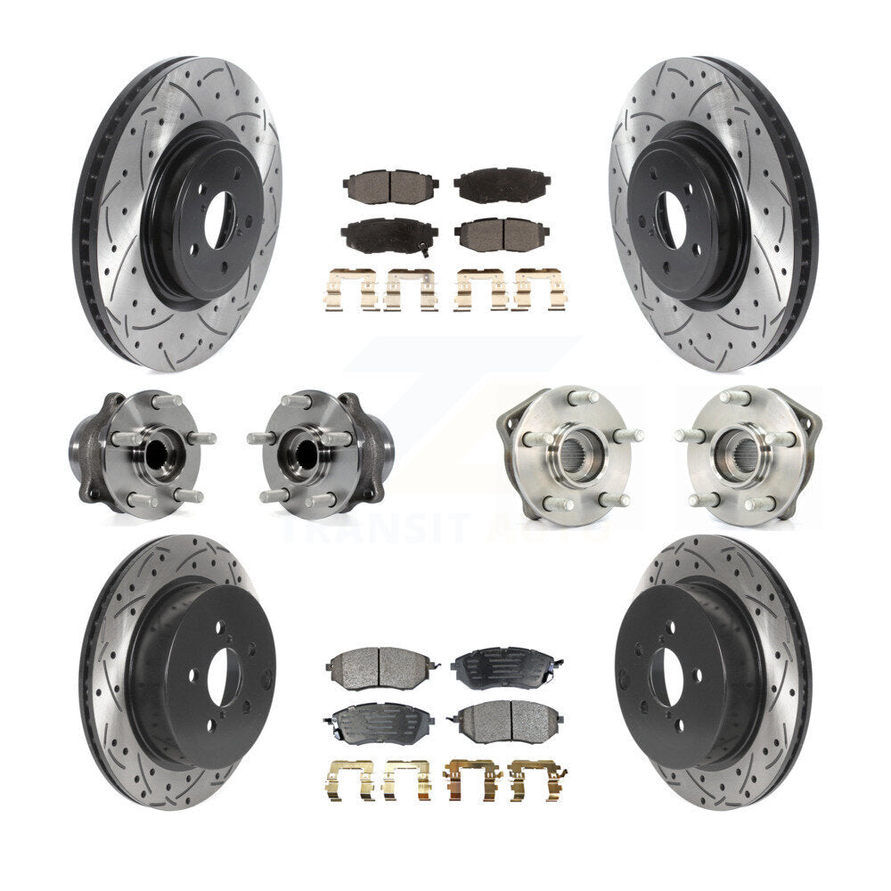 Transit Auto KBB-116581 Wheel Bearing and Hub Assembly for 2014 Subaru Forester - Front and Rear product image