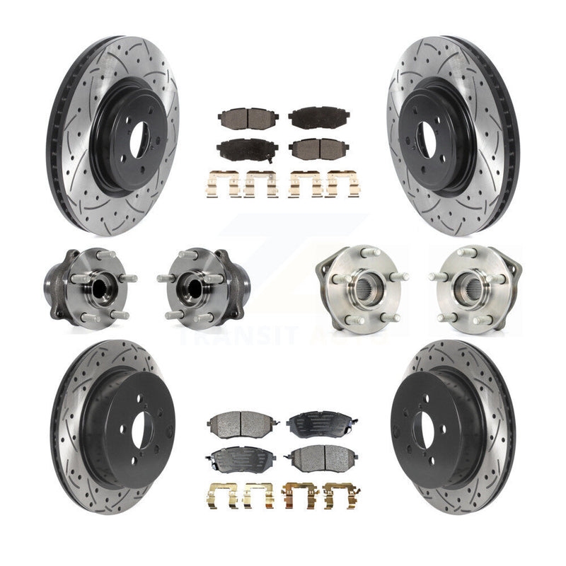 Transit Auto KBB-116581 Wheel Bearing and Hub Assembly for 2014 Subaru Forester - Front and Rear product image