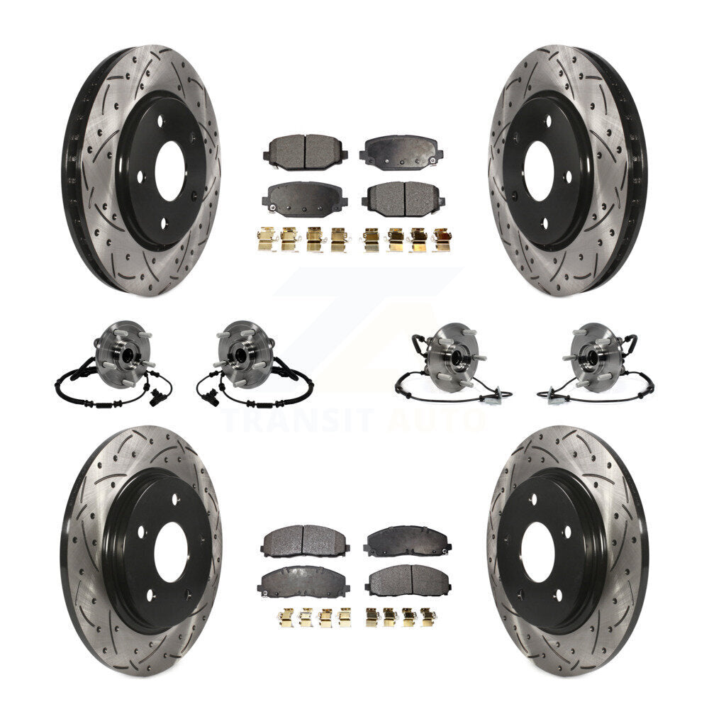 Transit Auto KBB-116723 Wheel Bearing and Hub Assembly for 2017-2018 Dodge Grand Caravan - Front and Rear product image