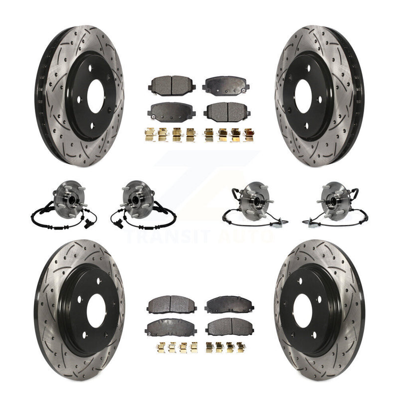 Transit Auto KBB-116723 Wheel Bearing and Hub Assembly for 2017-2018 Dodge Grand Caravan - Front and Rear product image