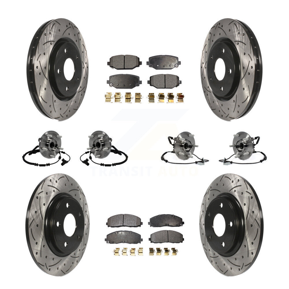 Transit Auto KBB-116724 Wheel Bearing and Hub Assembly for 2012-2020 Dodge Grand Caravan, Volkswagen Routan, Chrysler Town & Country & more - Front and Rear product image