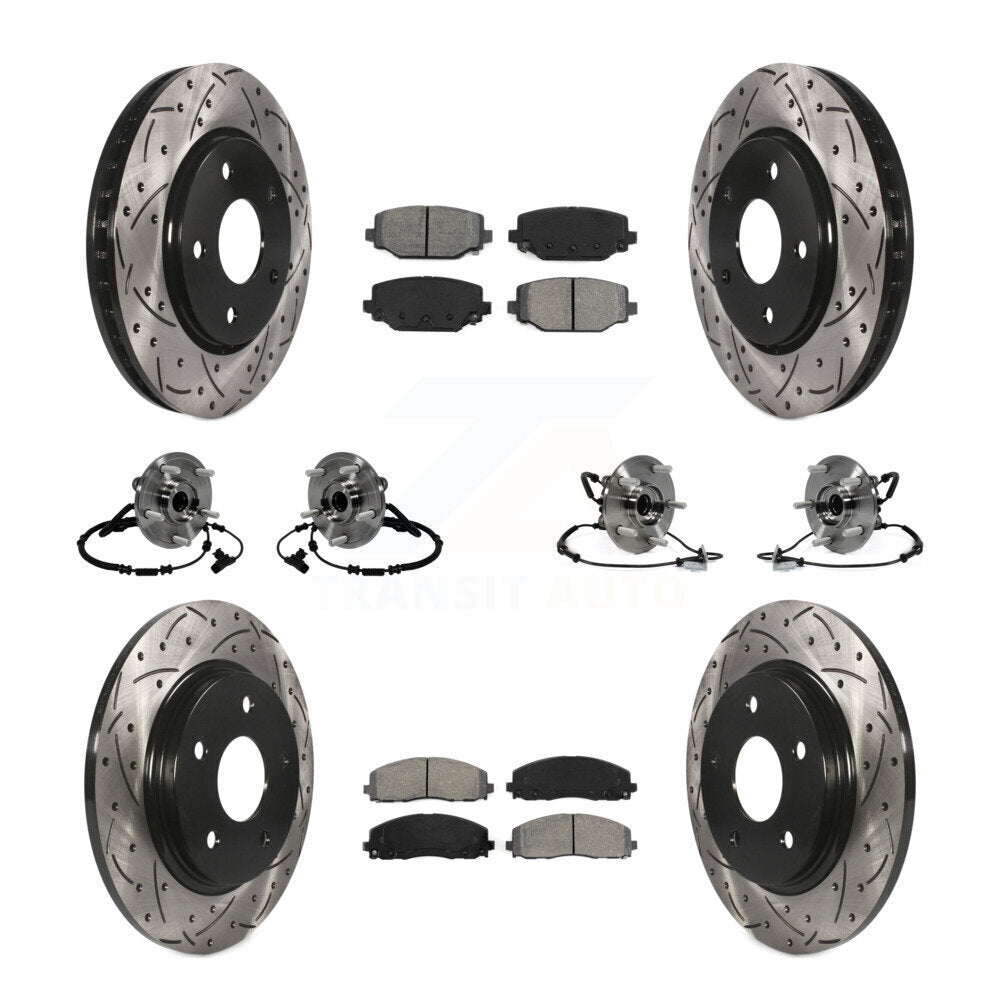 Transit Auto KBB-116728 Wheel Bearing and Hub Assembly for 2017-2018 Dodge Grand Caravan - Front and Rear product image