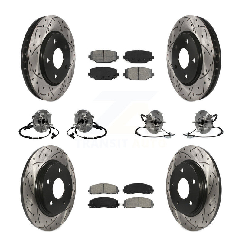 Transit Auto KBB-116728 Wheel Bearing and Hub Assembly for 2017-2018 Dodge Grand Caravan - Front and Rear product image