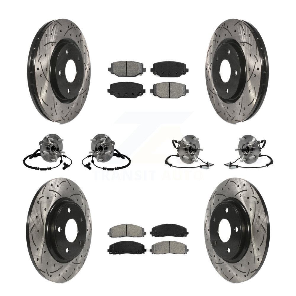 Transit Auto KBB-116729 Wheel Bearing and Hub Assembly for 2012-2020 Dodge Grand Caravan, Volkswagen Routan, Chrysler Town & Country & more - Front and Rear product image