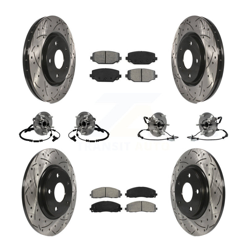 Transit Auto KBB-116729 Wheel Bearing and Hub Assembly for 2012-2020 Dodge Grand Caravan, Volkswagen Routan, Chrysler Town & Country & more - Front and Rear product image