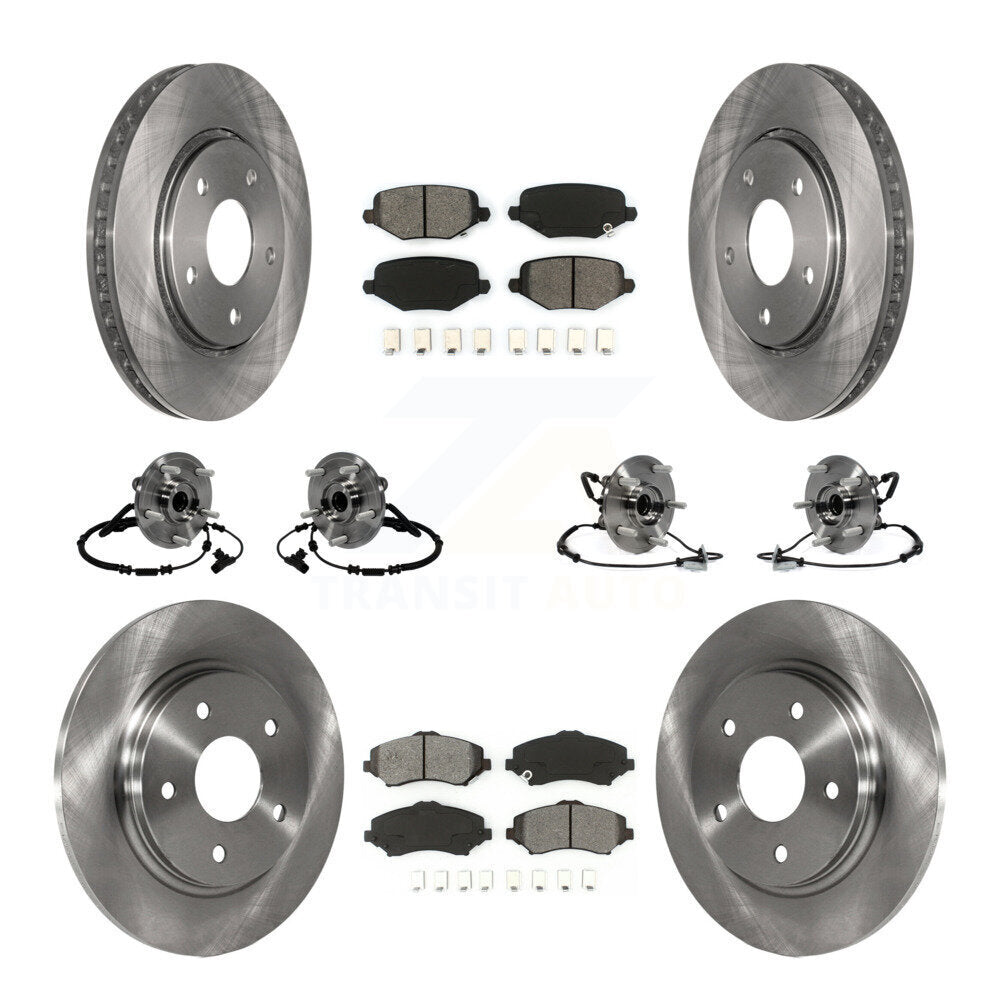 Transit Auto KBB-116775 Wheel Bearing and Hub Assembly for 2012-2016 Chrysler Town & Country, Dodge Grand Caravan, Ram C/V & more - Front and Rear product image