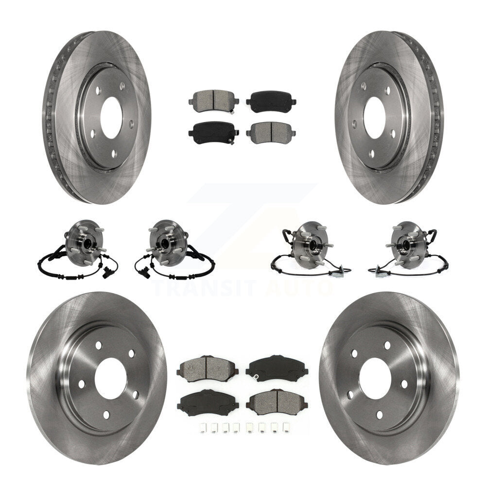 Transit Auto KBB-116776 Wheel Bearing and Hub Assembly for 2012 Chrysler Town & Country, Dodge Grand Caravan, Ram C/V - Front and Rear product image