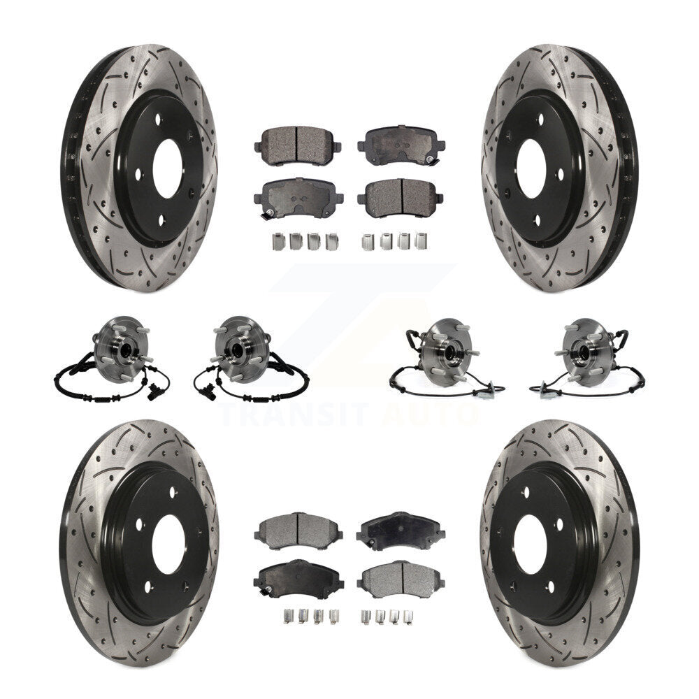 Transit Auto KBB-116787 Wheel Bearing and Hub Assembly for 2012 Chrysler Town & Country, Dodge Grand Caravan, Ram C/V - Front and Rear product image