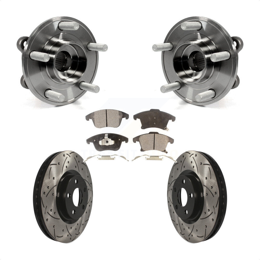 Transit Auto KBB-116793 Wheel Bearing and Hub Assembly for 2019-2020 Ford Police Responder Hybrid, Ford SSV Plug-In Hybrid - Front product image