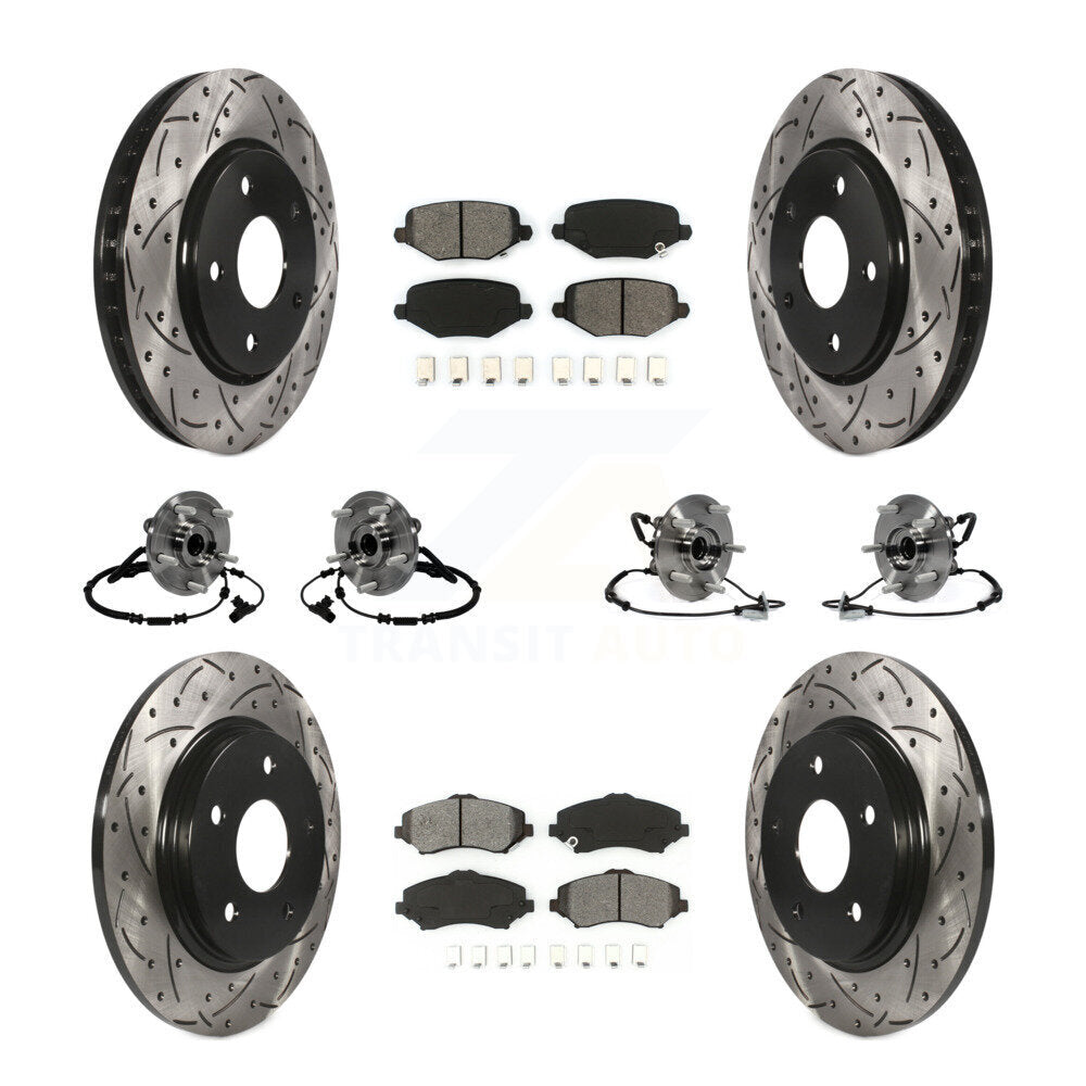 Transit Auto KBB-116796 Wheel Bearing and Hub Assembly for 2012-2016 Chrysler Town & Country, Dodge Grand Caravan, Ram C/V & more - Front and Rear product image