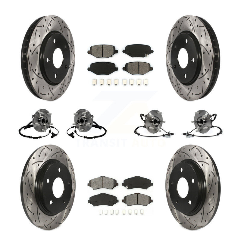 Transit Auto KBB-116796 Wheel Bearing and Hub Assembly for 2012-2016 Chrysler Town & Country, Dodge Grand Caravan, Ram C/V & more - Front and Rear product image