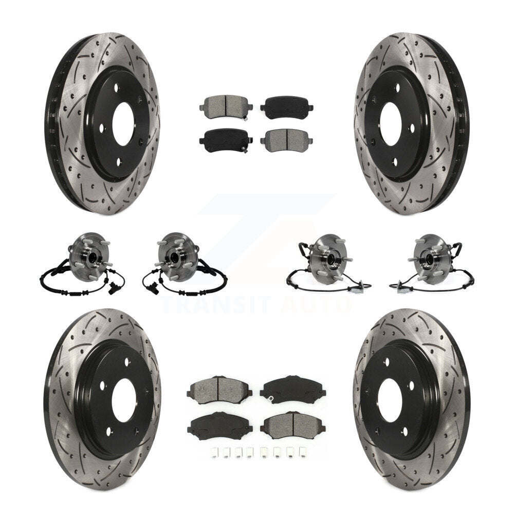 Transit Auto KBB-116797 Wheel Bearing and Hub Assembly for 2012 Chrysler Town & Country, Dodge Grand Caravan, Ram C/V - Front and Rear product image