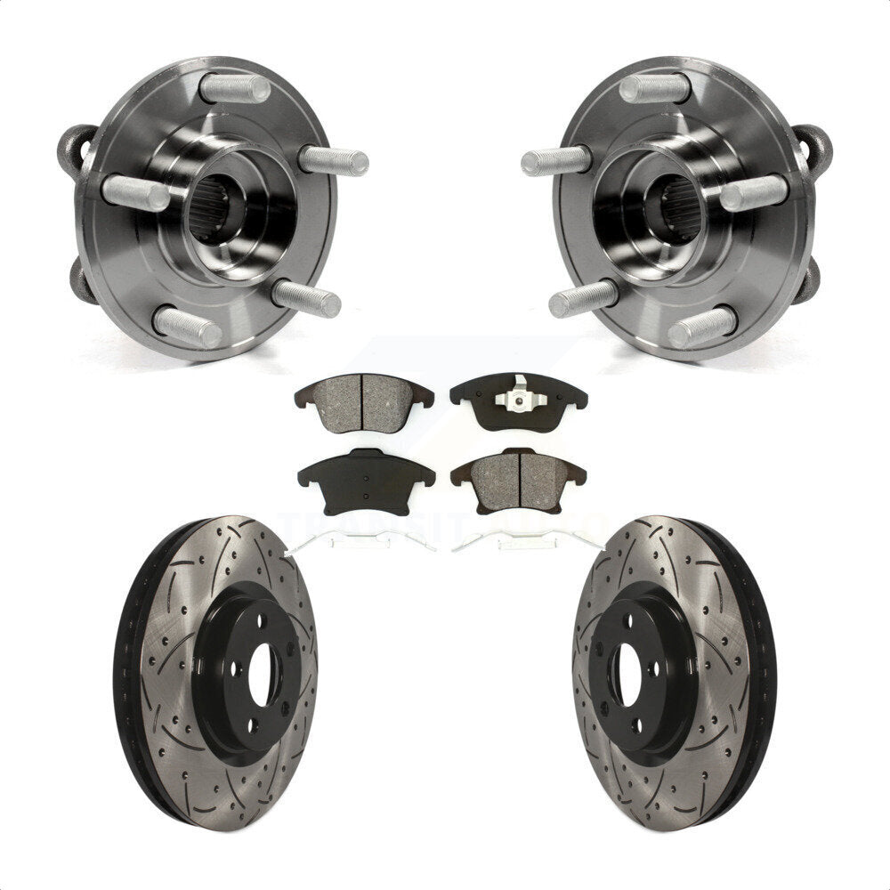 Transit Auto KBB-116801 Wheel Bearing and Hub Assembly for 2019-2020 Ford Police Responder Hybrid, Ford SSV Plug-In Hybrid - Front product image