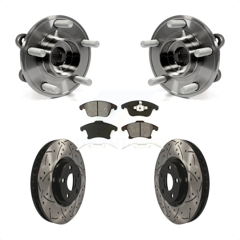 Transit Auto KBB-116801 Wheel Bearing and Hub Assembly for 2019-2020 Ford Police Responder Hybrid, Ford SSV Plug-In Hybrid - Front product image