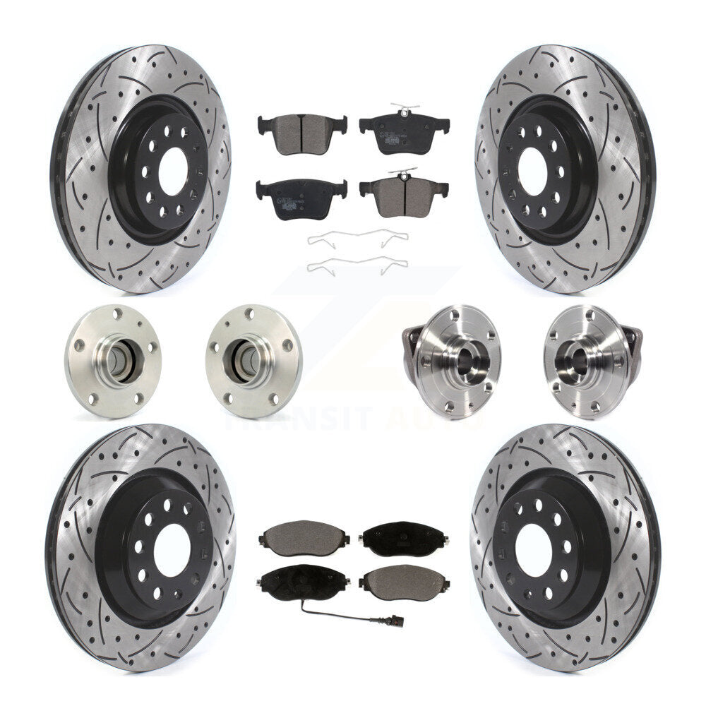 Transit Auto KBB-116803 Wheel Bearing and Hub Assembly for 2019-2020 Volkswagen Arteon - Front and Rear product image