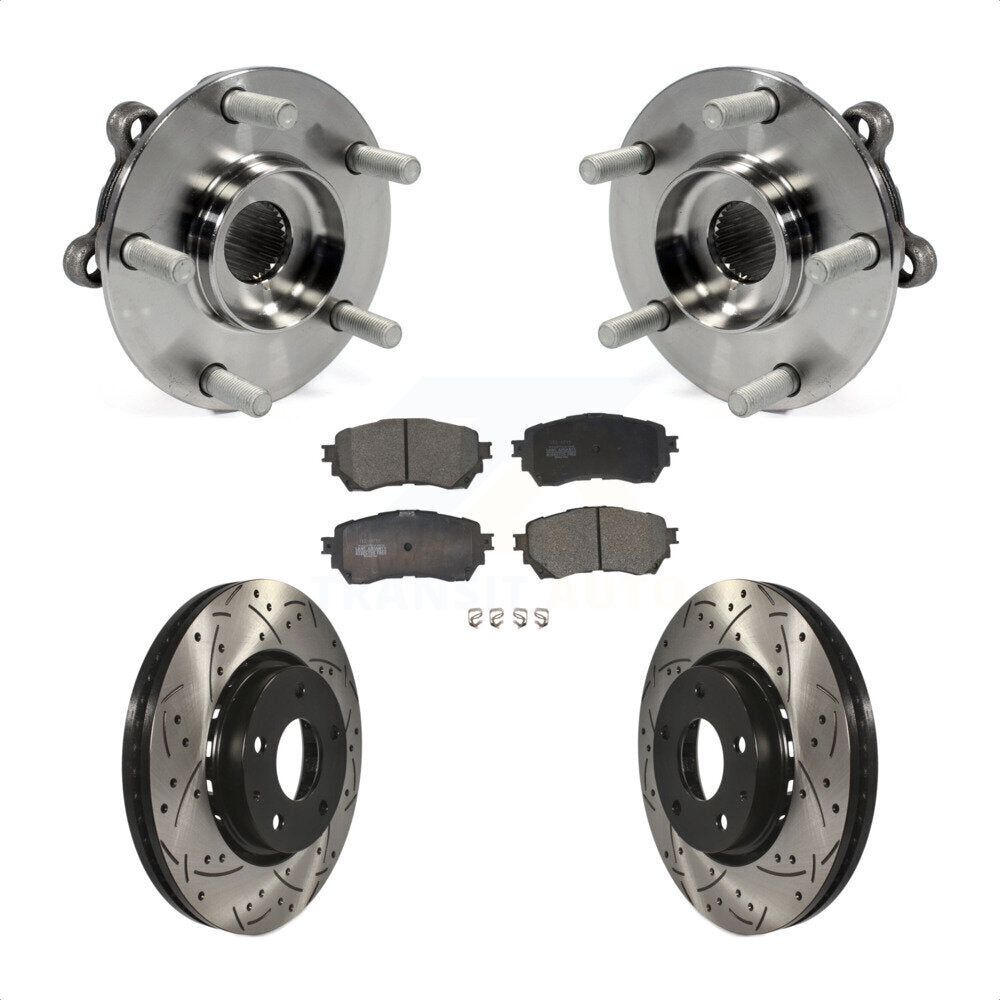 Transit Auto KBB-116809 Wheel Bearing and Hub Assembly for 2019-2021 Mazda 6 - Front product image