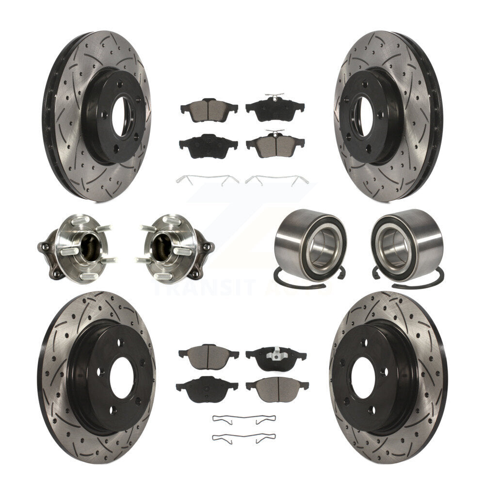 Transit Auto KBB-117487 Wheel Bearing for 2012-2018 Ford Focus - Front and Rear product image