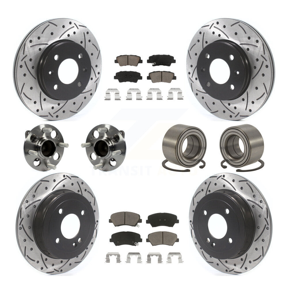Transit Auto KBB-117495 Wheel Bearing for 2012-2017 Hyundai Accent - Front and Rear product image