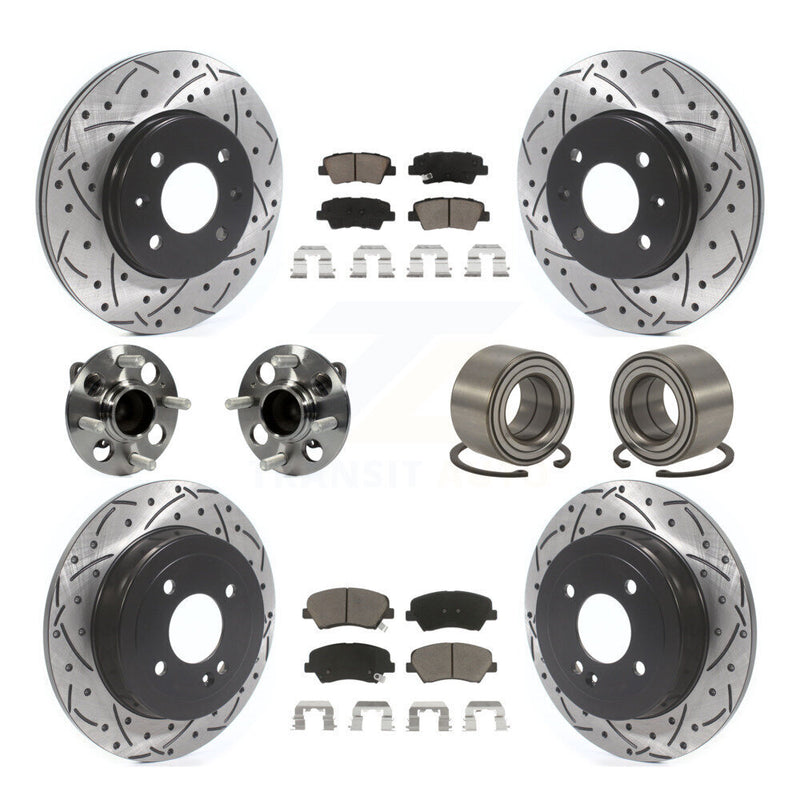 Transit Auto KBB-117495 Wheel Bearing for 2012-2017 Hyundai Accent - Front and Rear product image
