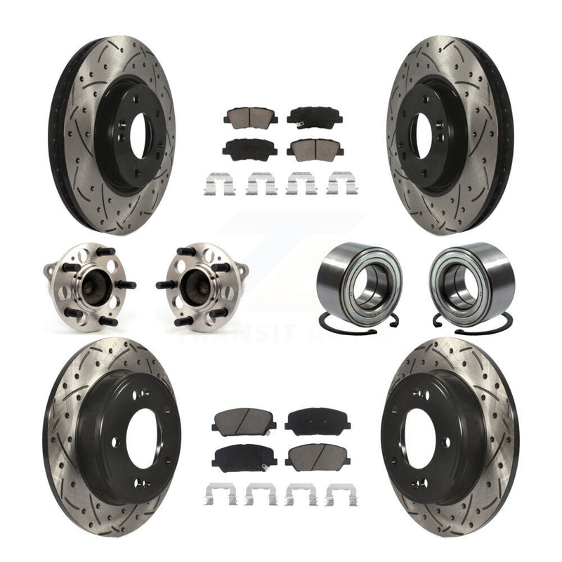 Transit Auto KBB-117497 Wheel Bearing for 2013-2015 Hyundai Veloster - Front and Rear product image