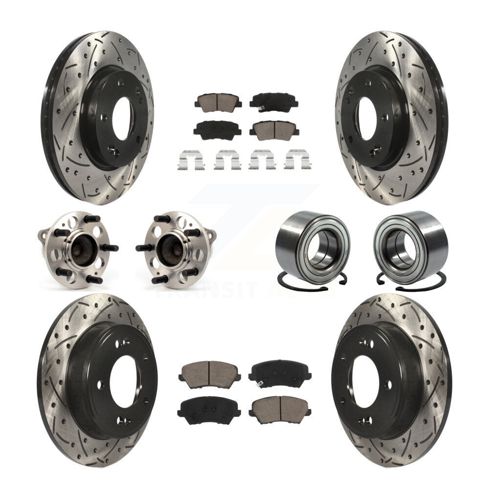 Transit Auto KBB-117502 Wheel Bearing for 2016-2017 Kia Forte Koup, Hyundai Elantra GT - Front and Rear product image