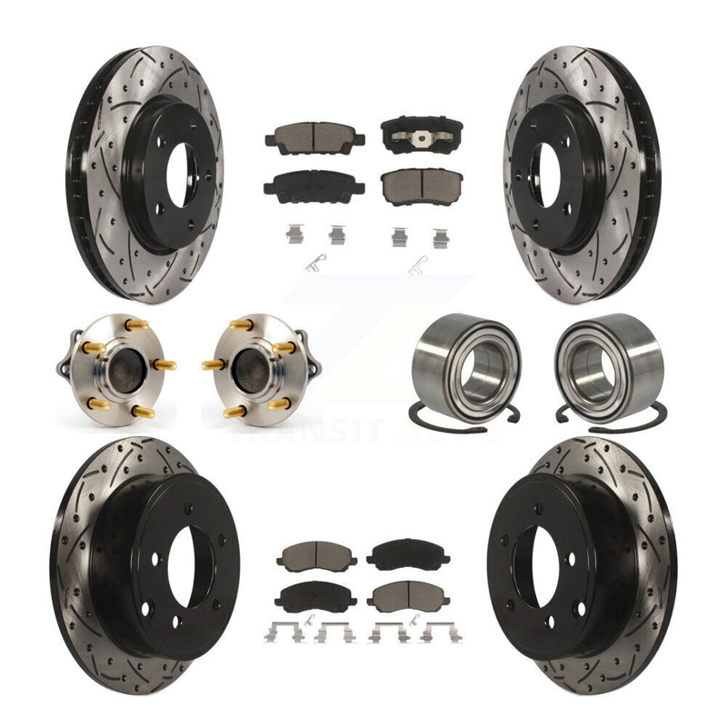 Transit Auto KBB-117511 Wheel Bearing for 2008-2016 Mitsubishi Lancer - Front and Rear product image