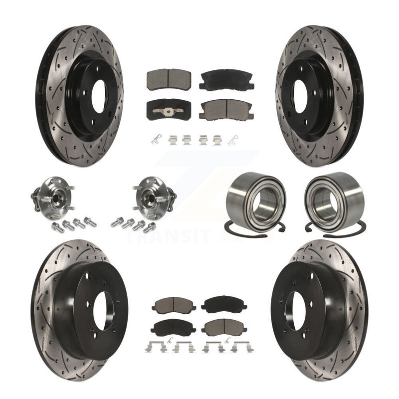 Transit Auto KBB-117514 Wheel Bearing for 2007-2013 Mitsubishi Outlander - Front and Rear product image